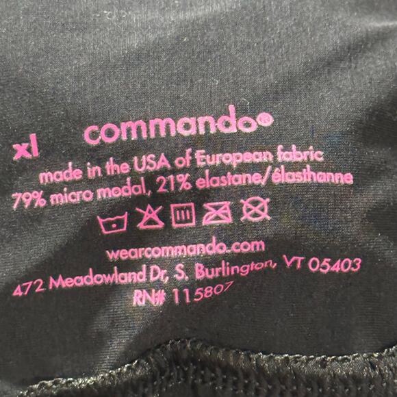 Commando Ultra-Soft Button Wide Leg Lounge Pant Pull-On Black Size XL NWOT - Picture 11 of 11